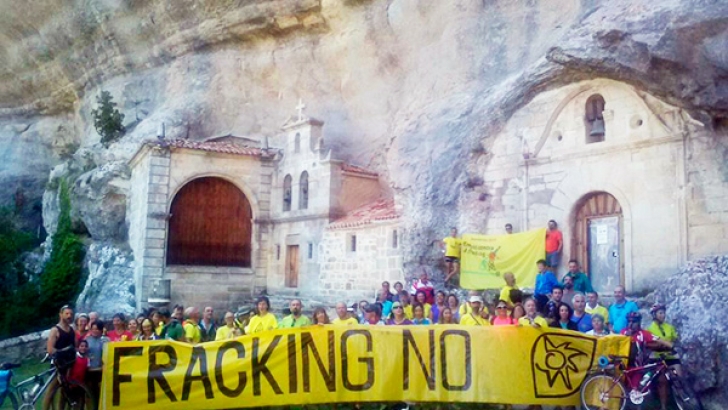 marcha contra el fracking